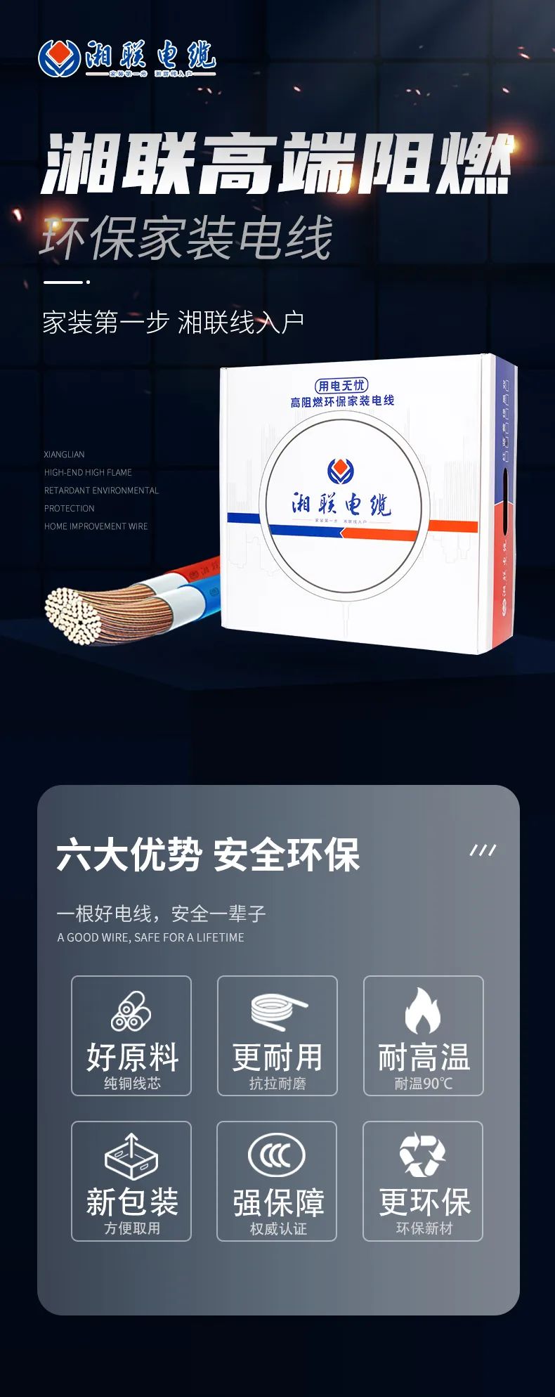 高端新品，雙層防護 品質升級，安全加倍 #安全用電你我湘聯